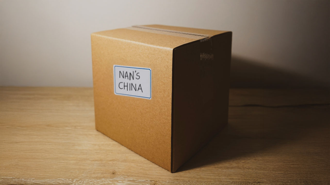 Nan's China in a box