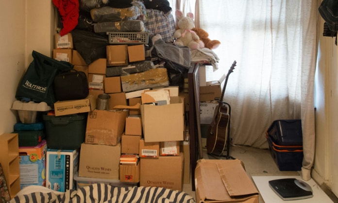 blog cluttered spare room